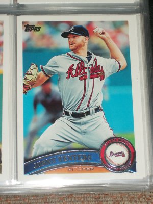 Jonny Venters 2011 Topps baseball card