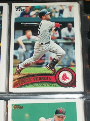 Dustin Pedroia 2011 Topps baseball card