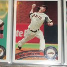 Tim Lincecum 2011 Topps baseball card