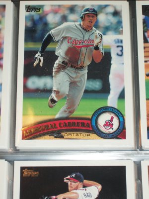 Asdrubal Cabrera 2011 Topps Baseball Card