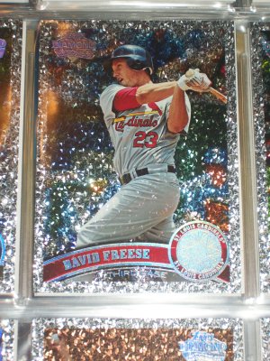 David Freese 2011 Topps "Diamond Anniversary" baseball card