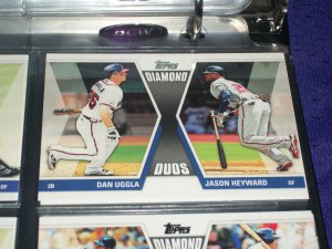 2011 Topps "Diamond Duos" Uggla/Heyward baseball card
