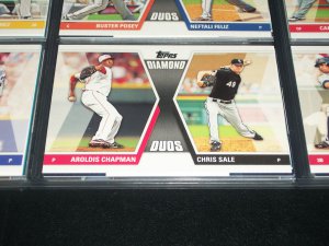 2011 Topps "Diamond Duos" Chapman+Sale baseball card