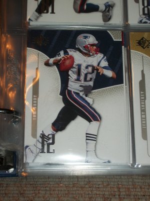 Tom Brady 2008 UD SP football card