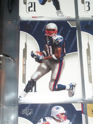 Randy Moss 2008 UD SP football card