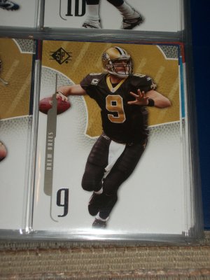 Drew Brees 2008 UD SP football card