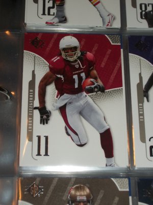Larry Fitzgerald 2008 UD SP Football Card