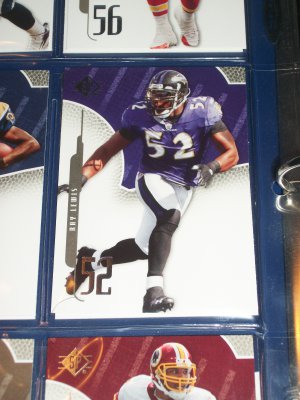 Ray Lewis 2008 UD SP football card