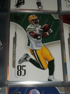 Greg Jennings 2008 UD SP football card