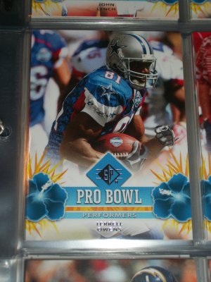 Terrell Owens 2008 UD SP "Pro Bowl Performers" football card