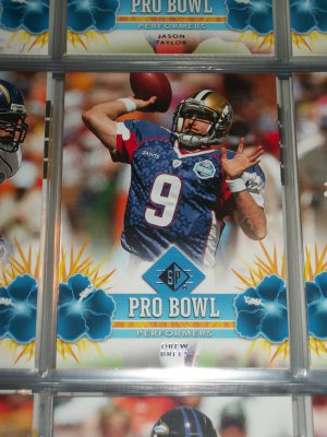 Drew Brees 2008 UD SP "Pro Bowl Performers" Football Card