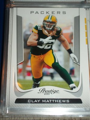 Clay Matthews 2011 Panini Prestige football card