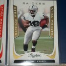 Jacoby Ford 2011 Panini Prestige RARE LE INSERT "Xtra Points" Football card