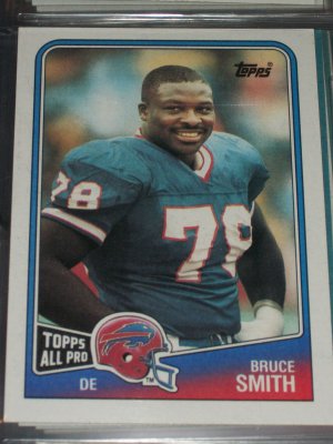 Bruce Smith 1988 "Topps All-Pro" football card