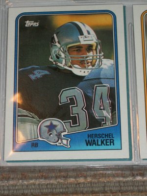 Hershel Walker 1988 Topps Football Cards