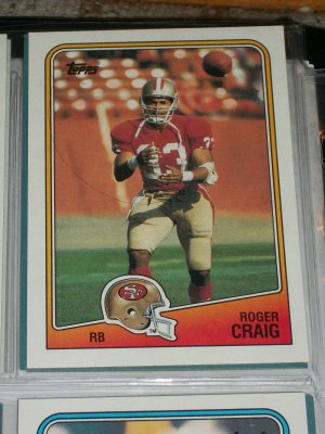 Roger Craig 1988 Topps Football Card