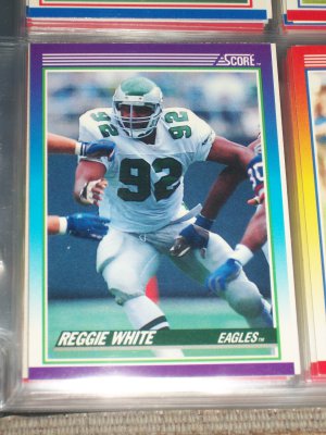 Reggie White 1990 Score Football Card