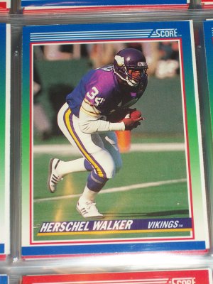 Herschel Walk 1990 Score Football Card