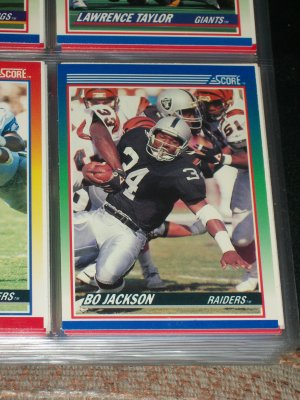 Bo Jackson 1990 Score Football Card