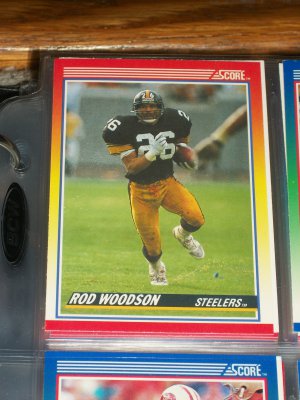 Rod Woodson 1990 Score Football Card