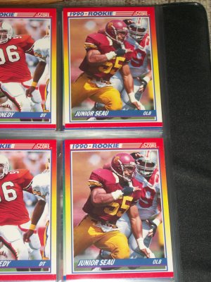 Junior Seau 1990 Score Football Card- ROOKIE