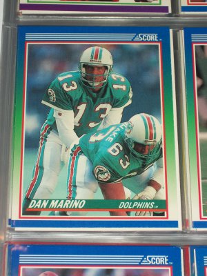 Dan Marino 1990 Score Football Card