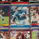 Walker, Sanders, Thomas 1990 Pro Set Football Cards