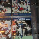 Jerry Rice+Barry Sanders 1990 Pro Set "Pro Bowl" Football Cards