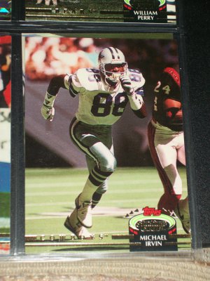 Michael Irvin 1992 Topps Stadium Club Football Card