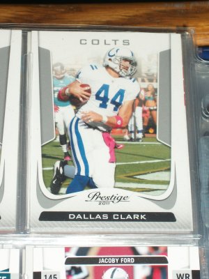 Dallas Clark 2011 Panini Prestige football card