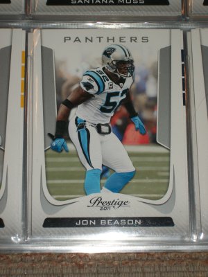 Jon Beason 2011 Panini Prestige Football Cards