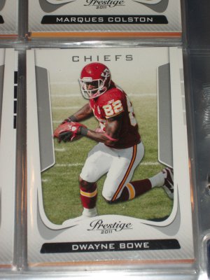 Dwayne Bowe 2011 Panini Prestige Football Card