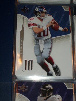 Eli Manning 2008 UD SP Football Card