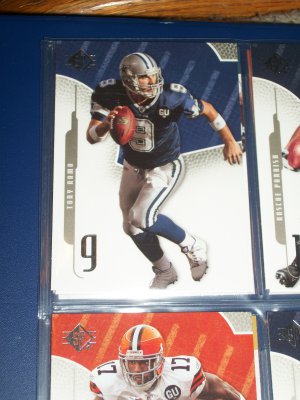 Tony Romo 2008 UD SP Football Card