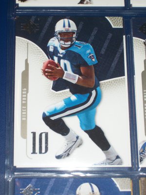 Vince Young 2008 UD SP Football Card