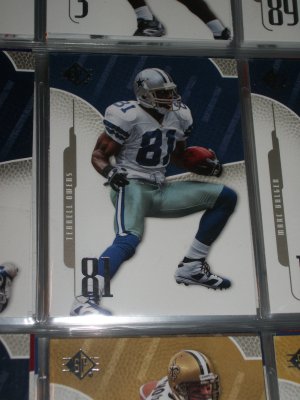 Terrell Owens 2008 UD SP Football Card