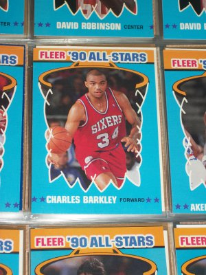 Charles Barkley 1990 Fleer All-Star Basketball Card