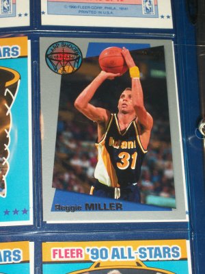 Reggie Miller 92-93 Fleer limited edition #1/18- "Sharp Shooter" basketball card