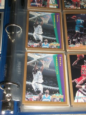 Shaquille O'Neal 92-93 Fleer "Slam Dunk" Basketball Card