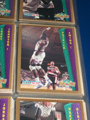 Patrick Ewing 92-93 Fleer "Slam Dunk" Basketball Cards
