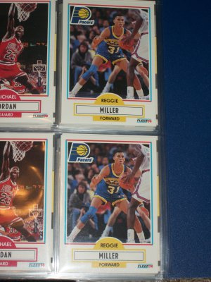 Reggie Miller 1990 Fleer basketball card