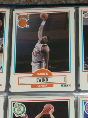 Patrick Ewing 1990 Fleer Basketball Card