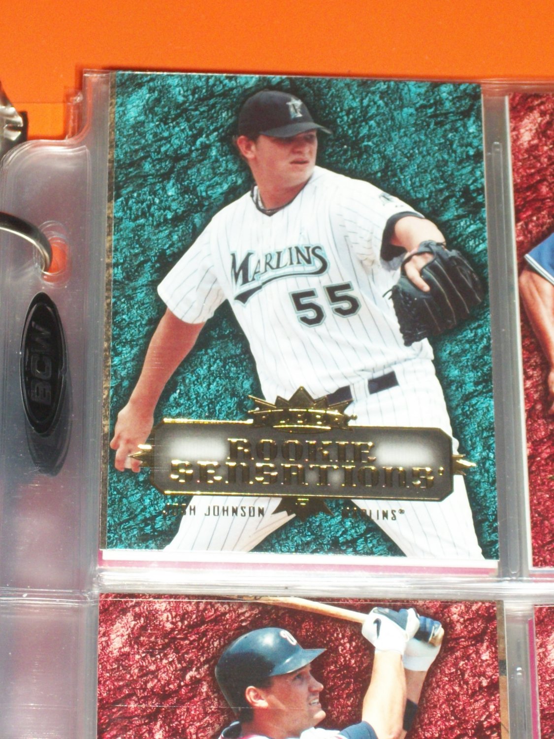 Josh Johnson 2007 Fleer "Rookie Sensations Baseball Card