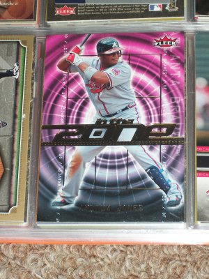 Andrew Jones 2007 RARE Fleer "In the Zone" Baseball Card