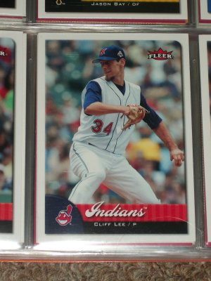 Cliff Lee 2007 Fleer Baseball Card