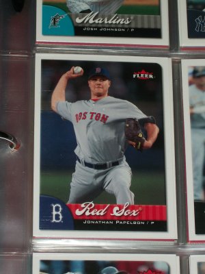 Jonathan Papellbon 2007 Fleer Baseball Card