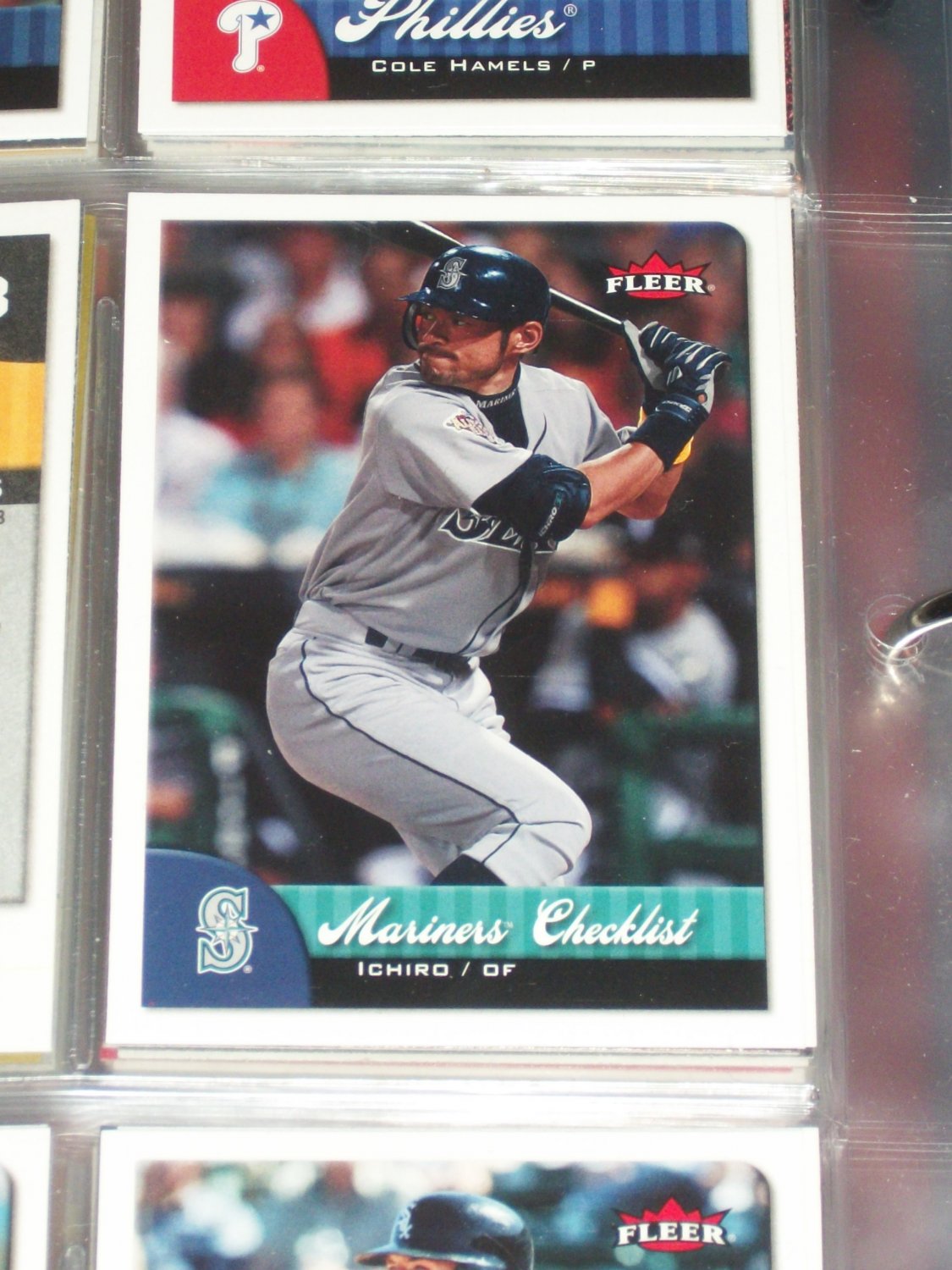 Ichiro 2007 Fleer Baseball Card