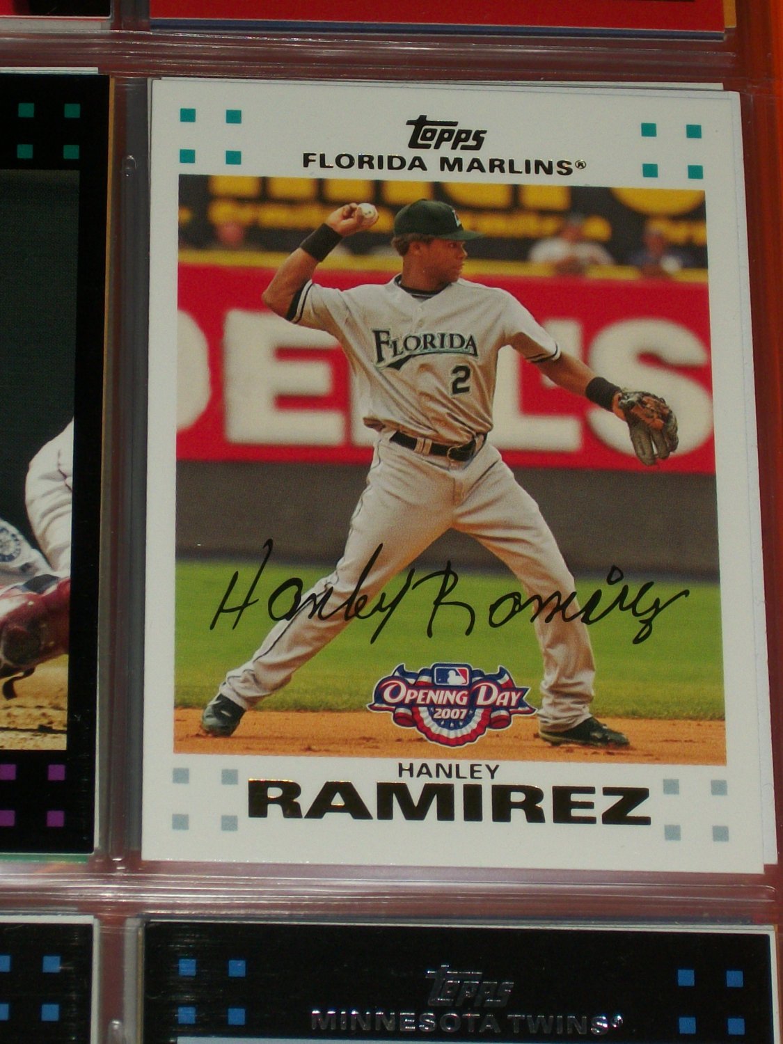 Hanley Ramirez 2007 Topps Baseball Card