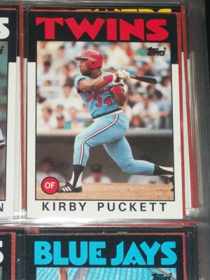 Kirby Puckett 1986 Topps Baseball Card