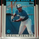 Cecil Fielder 1986 Topps Baseball Card